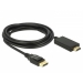 DELOCK Displayport Cable DP - HDMI St/St 4K 3.00m Black DELOCK Displayport Cable DP - HDMI St/St 4K 3.00m Black