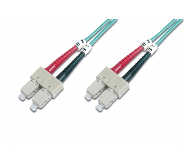 Cable Réseaux Optique LWL Patchcable SC - SC 10.00m Multimode Duplex OM3 Cable Réseaux Optique LWL Patchcable SC - SC 10.00m Multimode Duplex OM3