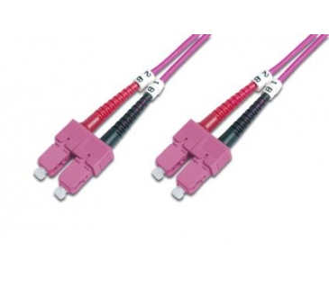 Cable Réseaux Optique LWL Patchcable SC - SC 3.00m Multimode Duplex OM4 Cable Réseaux Optique LWL Patchcable SC - SC 3.00m Multimode Duplex OM4