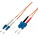LWL Patchcable Equip LC -> SC 2,00m Multimode Duplex OM1 ora - Equip LWL Patchcable Equip LC -> SC 2,00m Multimode Duplex OM1 ora - Equip