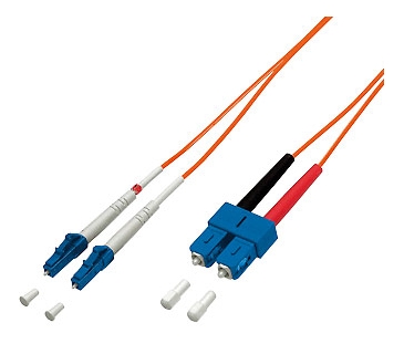 Cable Réseaux Optique LWL Patchcable Equip LC -> SC 2,00m Multimode Duplex OM1 ora - Equip Cable Réseaux Optique LWL Patchcable Equip LC -> SC 2,00m Multimode Duplex OM1 ora - Equip