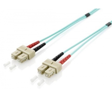 Cable Réseaux Optique LWL Patchcable Equip SC/SC 50/125u OM3 1,0m turkis - Equip Cable Réseaux Optique LWL Patchcable Equip SC/SC 50/125u OM3 1,0m turkis - Equip