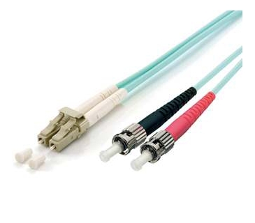 Cable Réseaux Optique EQUIP LWL Patchcable LC-ST 1,00m Singlem. Duplex OM3 turq - Equip Cable Réseaux Optique EQUIP LWL Patchcable LC-ST 1,00m Singlem. Duplex OM3 turq - Equip