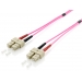 EQUIP LWL Patchcable SC-SC 1.00m Multimode Duplex OM4 viol - Equip EQUIP LWL Patchcable SC-SC 1.00m Multimode Duplex OM4 viol - Equip