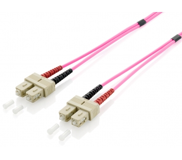 Cable Réseaux Optique EQUIP LWL Patchcable SC-SC 3.00m Multimode Duplex OM4 viol - Equip Cable Réseaux Optique EQUIP LWL Patchcable SC-SC 3.00m Multimode Duplex OM4 viol - Equip