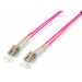 EQUIP LWL Patchcable LC-LC 1.00m Multimode Duplex OM4 viol - Equip EQUIP LWL Patchcable LC-LC 1.00m Multimode Duplex OM4 viol - Equip