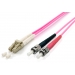 EQUIP LWL Patchcable LC-ST 1.00m Multimode Duplex OM4 viol - Equip EQUIP LWL Patchcable LC-ST 1.00m Multimode Duplex OM4 viol - Equip