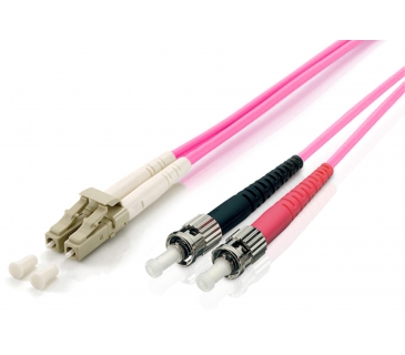 Cable Réseaux Optique EQUIP LWL Patchcable LC-ST 2.00m Multimode Duplex OM4 viol - Equip Cable Réseaux Optique EQUIP LWL Patchcable LC-ST 2.00m Multimode Duplex OM4 viol - Equip