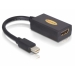 Delock Adaptermini Displayport - HDMI St/Bu - Delock Delock Adaptermini Displayport - HDMI St/Bu - Delock