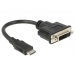 Delock HDMI AdapterHDMI mini C - DVI(24+1) St/Bu Black - Delock Delock HDMI AdapterHDMI mini C - DVI(24+1) St/Bu Black - Delock