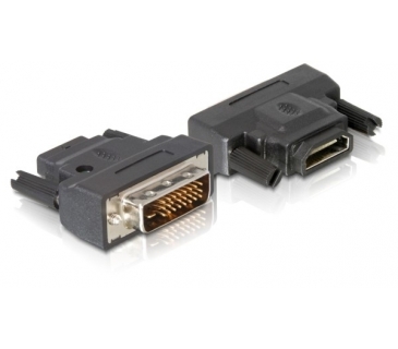 Adaptateur Ecran Delock HDMI AdapterTyp A -> DVI(24+1) Bu/St - Delock Adaptateur Ecran Delock HDMI AdapterTyp A -> DVI(24+1) Bu/St - Delock