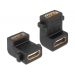Delock AdapterHDMI-A - HDMI-A Bu/Bu 90gewinkelt - Delock Delock AdapterHDMI-A - HDMI-A Bu/Bu 90gewinkelt - Delock