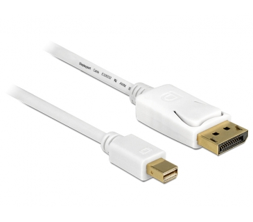 Câble Ecran DisplayPort Cable - 1.2mini DPort - DPort St/St 1.00m - Delock Câble Ecran DisplayPort Cable - 1.2mini DPort - DPort St/St 1.00m - Delock