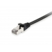 Patchcable Cat6 S/FTP 2xRJ45 2.00m Black LSZH - Equip Patchcable Cat6 S/FTP 2xRJ45 2.00m Black LSZH - Equip