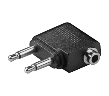 Adaptateur Ecran Goobay goobay Adapter 2x3,5mm St.->3,5mm Bu | Flugzeugadapter, Kunststoff vergossen Adaptateur Ecran Goobay goobay Adapter 2x3,5mm St.->3,5mm Bu | Flugzeugadapter, Kunststoff vergossen