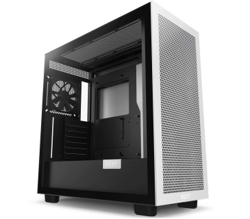 Boîtier NZXT H7 FLOW Black and White MidiTower - NZXT