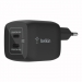 BELKIN 45W PD PPS Dual USB-C GaN Charger Black Universal - Belkin BELKIN 45W PD PPS Dual USB-C GaN Charger Black Universal - Belkin