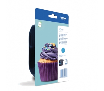 Cartouche d encre Brother Ink Cartridge LC-123CBP Blister Cyan 600 pages - Brother Cartouche d encre Brother Ink Cartridge LC-123CBP Blister Cyan 600 pages - Brother