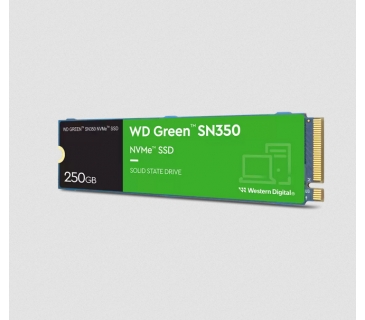 SSD Type M.2 WD Green SN350 NVMe SSD 250GB M.2 2280 PCIe Gen3 - Western Digital SSD Type M.2 WD Green SN350 NVMe SSD 250GB M.2 2280 PCIe Gen3 - Western Digital