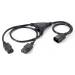 Y-Netzverlangerung Equip IEC C14 -> 2x IEC C13 St/Bu 1,60m - Equip Y-Netzverlangerung Equip IEC C14 -> 2x IEC C13 St/Bu 1,60m - Equip