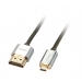 CROMO Slim HDMI High Speed A/D Kabel, 1m with Ethernet CROMO Slim HDMI High Speed A/D Kabel, 1m with Ethernet