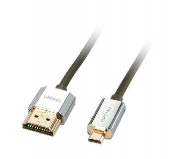 Câble Ecran CROMO Slim HDMI High Speed A/D Kabel, 1m with Ethernet Câble Ecran CROMO Slim HDMI High Speed A/D Kabel, 1m with Ethernet