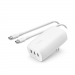 BOOSTCHARGE 3-Port USB-C Wall Charger - Belkin BOOSTCHARGE 3-Port USB-C Wall Charger - Belkin