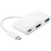 USB-C to USB 3.0/HDMI/USB-C HDMI1.4 Female/USB3.0A Female/ USB-C Female, 0,2m, white USB-C to USB 3.0/HDMI/USB-C HDMI1.4 Female/USB3.0A Female/ USB-C Female, 0,2m, white