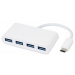 USB-C Multiport Adapter simultaneous connection of 4 USB 3.0 A ports to USB-C connector, data transfer rates of up to 5 Gbps USB-C Multiport Adapter simultaneous connection of 4 USB 3.0 A ports to USB-C connector, data transfer rates of up to 5 Gbps