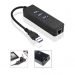 USB 3.0 HUB with Gigabit Ethernet Adapter, 3 extra SuperSpeed USB 3.0 ports with RJ45 Gigabit Ethernet port. USB 3.0 HUB with Gigabit Ethernet Adapter, 3 extra SuperSpeed USB 3.0 ports with RJ45 Gigabit Ethernet port.