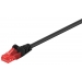 0.5M CAT6 - U/UTP Black PVC Unshielded Network Cable, PVC, 4x2xAWG 26 CCA 0.5M CAT6 - U/UTP Black PVC Unshielded Network Cable, PVC, 4x2xAWG 26 CCA