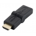 Equip Adapter HDMI HDMI 180 knickbar S/B Black - Equip Equip Adapter HDMI HDMI 180 knickbar S/B Black - Equip