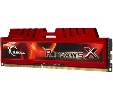 Mémoire G.Skill DDR3 - 1600 Mhz - 8GB RipjawsX ( 2x4GB ) CL9 + Headspread Red - G.Skill Mémoire G.Skill DDR3 - 1600 Mhz - 8GB RipjawsX ( 2x4GB ) CL9 + Headspread Red - G.Skill