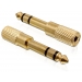 Audio Adapter3,5mm stereo -> 6,3mm stereo Bu/St gold - Delock Audio Adapter3,5mm stereo -> 6,3mm stereo Bu/St gold - Delock