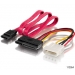 Power Cable Equip SATA 15+7pol Bu > 4pin+SATA 7pin St/Bu 0.5m - Equip Power Cable Equip SATA 15+7pol Bu > 4pin+SATA 7pin St/Bu 0.5m - Equip