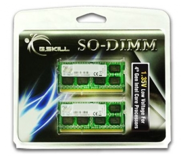 Mémoire pour portable G.Skill SO DDR3 8GB PC 12800 CL11 G.Skill 1,35V (2x4GB) 4GSL - G.Skill Mémoire pour portable G.Skill SO DDR3 8GB PC 12800 CL11 G.Skill 1,35V (2x4GB) 4GSL - G.Skill