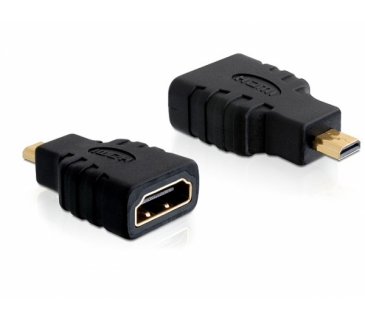 Adaptateur Ecran Delock HDMI Adaptermicro Typ D -> Typ A St/Bu - Delock Adaptateur Ecran Delock HDMI Adaptermicro Typ D -> Typ A St/Bu - Delock