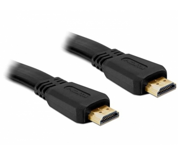 Câble Ecran HDMI Cable 1.4Typ A Ethernet St/St flach 3,00m - Delock Câble Ecran HDMI Cable 1.4Typ A Ethernet St/St flach 3,00m - Delock