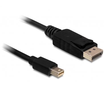 Câble Ecran DisplayPort Cable - 1.2mini DPort - DPort St/St 5.00m - Delock Câble Ecran DisplayPort Cable - 1.2mini DPort - DPort St/St 5.00m - Delock