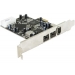 Controlleur Delock IO PCIe FireWire Combo 2x 1394B 1x1394A - Delock Controlleur Delock IO PCIe FireWire Combo 2x 1394B 1x1394A - Delock