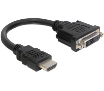 Adaptateur Ecran Delock DVI AdapterDVI(24+1) - HDMI A Bu/St - Delock Adaptateur Ecran Delock DVI AdapterDVI(24+1) - HDMI A Bu/St - Delock