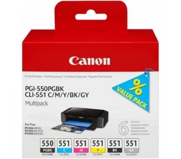 Cartouche d encre Canon Ink VP CY/MG/YL/GREY+Pigment+Photo Black - Canon Cartouche d encre Canon Ink VP CY/MG/YL/GREY+Pigment+Photo Black - Canon