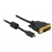HDMI KabelHDMI micro D - DVI(24+1) St/St 1.00m - Delock HDMI KabelHDMI micro D - DVI(24+1) St/St 1.00m - Delock