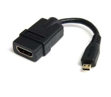 Adaptateur Ecran Startech 5in High Speed HDMI Adapter Cable - HDMI to HDMI Micro F/M - Startech