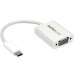 Startech USB-C to VGA adapter - USB Type-C to VGA Video Converter - USB 3.1 Type-C to VGA Video Adapter - USB 2.0 Type-C to VGA Video Converter - USB 3.0 Type-C to VGA Adapter - White - Startech