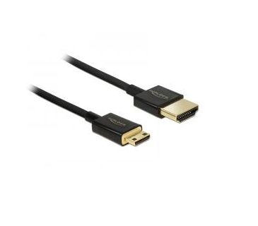Câble Ecran HDMI KabelEthernet A - mini C St/St 2.00m 3D 4K sli - Delock