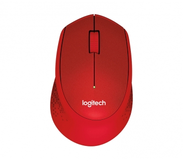 Souris Logitech M330 Silent Plus Mouse Red Wireless - Batterie 24 mois - Logitech