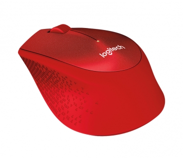 Souris Logitech M330 Silent Plus Mouse Red Wireless - Batterie 24 mois - Logitech