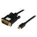 3 ft Mini DisplayPort to DVI Adapter Converter Cable Mini DP to DVI 1920x1200 - Black - Startech