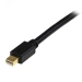 3 ft Mini DisplayPort to DVI Adapter Converter Cable Mini DP to DVI 1920x1200 - Black - Startech